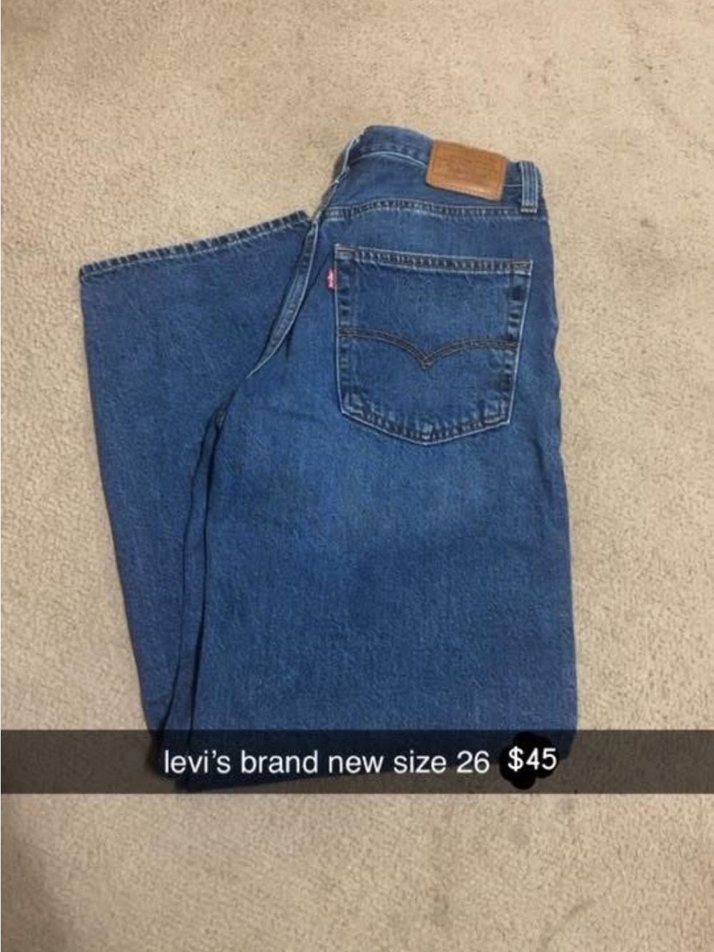 Levi's Women's Blue Straight-Leg Jeans